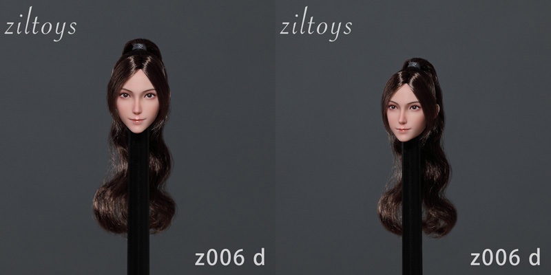 Ziltoys】Z006 1/6 Beauty Headsculpt 1/6スケール 植毛 女性ヘッド