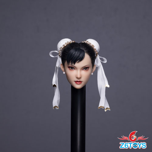 【Z6TOYS】 ZC020 1/6 Movable Eye Beauty Headsculpt アジア系格闘家女性 1/6スケール 眼球可動 女性ヘッド