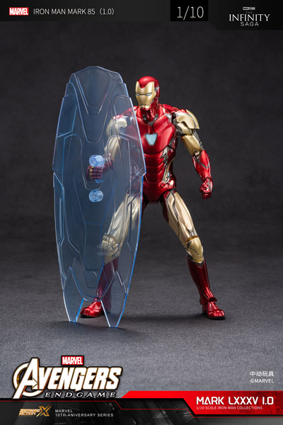 【ZDTOYS】中動玩具 1906-85 1/10 「アベンジャーズ/エンド・ゲーム」 アイアンマン マーク85 1.0 1/10スケール アクションフィギュア