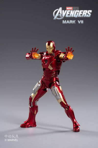 【ZDTOYS】中動玩具 1907-07 1/10  「アベンジャーズ」 アイアンマン マーク7 発光版 1/10スケール アクションフィギュア