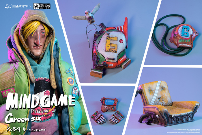 DAM】ZP003 Damtoys x Coal Dog New Collaboration Mindgame DAM】ZP003 Damtoys x Coal Dog New Collaboration Mindgame