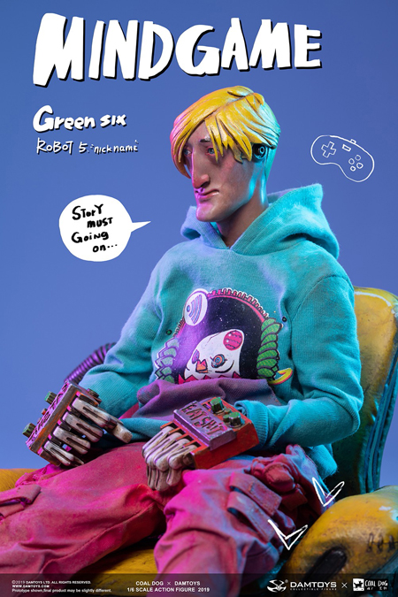 DAM】ZP003 Damtoys x Coal Dog New Collaboration Mindgame DAM】ZP003 Damtoys x Coal Dog New Collaboration Mindgame