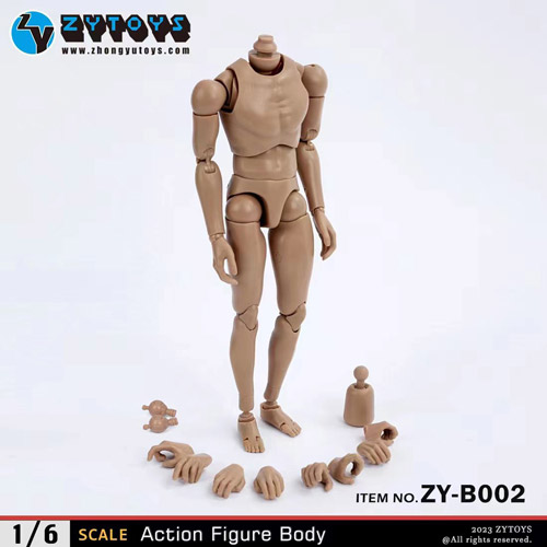 【ZYTOYS】ZY-B002 ワイドショルダー 1/6スケール 男性ボディ素体 デッサン人形