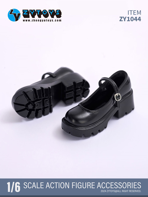 【ZYTOYS】ZY1044 1/6 ガールスタイル シューズ 女性ドール用シューズ 学生靴 女子高生 靴 1/6スケール 女性用シューズ