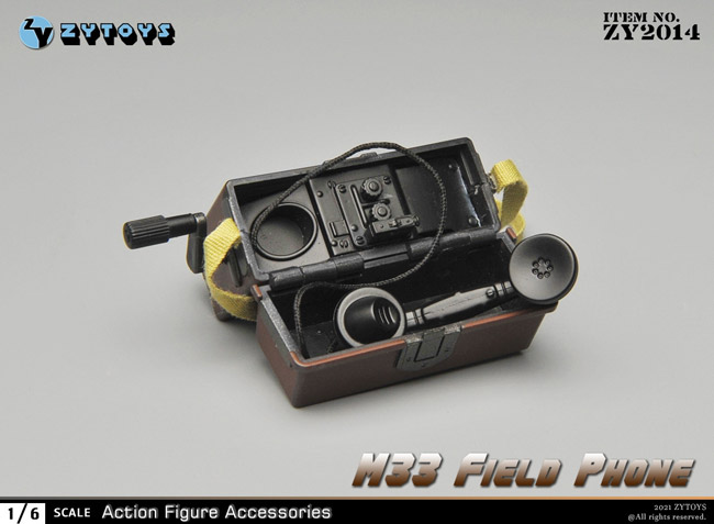 ZYTOYS】ZY2014 Feldfernsprecher 33 M33 WW2 ドイツ軍FF33野戦