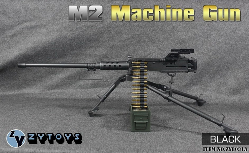 【ZYTOYS】ZY8031A 1/6 M2 MachineGun Black 1/6スケール M2重機関銃