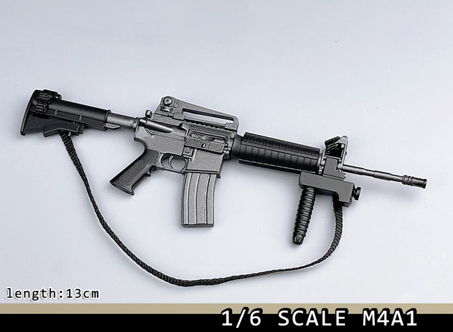 【(NoBrand)】M4A1 アメリカ軍 主力ライフル銃 1/6スケール 自動小銃