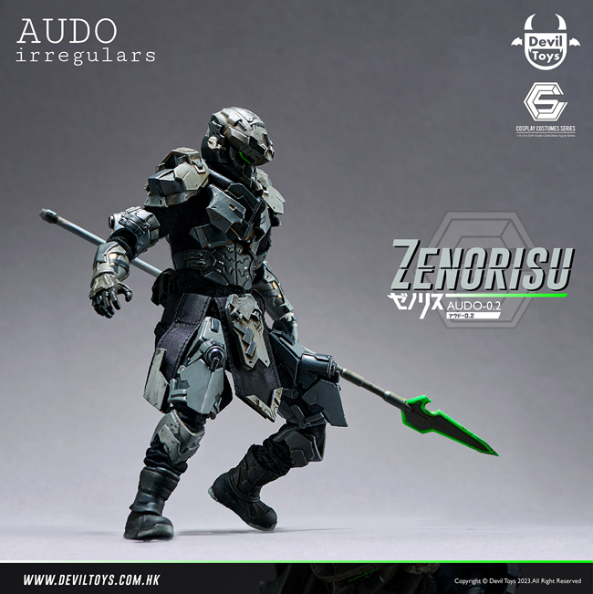 【Devil Toys X AUDOirregulars】Zenorisu 1:12 collectible Figure ゼノリス アウドー0.2 /12スケール アクションフィギュア