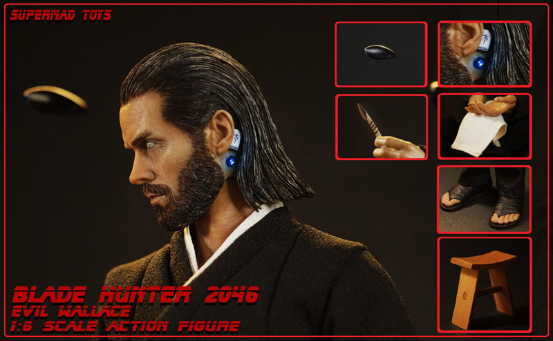 【SUPERMAD TOYS】Blade Hunter 2046 Evil Wallace ブレード・ハンター ウォレス 1/6スケールフィギュア