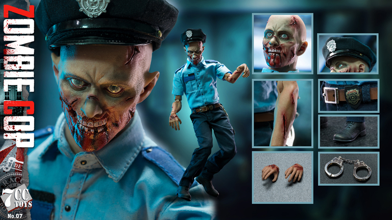 【7CC TOYS】NO.07 7P007 1/6 ZOMBIE COP ゾンビ・コップ 1/6スケール男性フィギュア