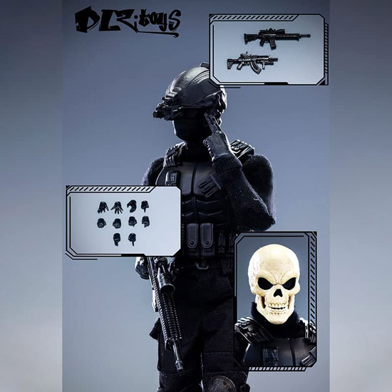 【DLZ.TOYS】DLZ-01 1/12 Skeleton Master Chief Special Forces First Bullet スケルトン・マスター・チーフ