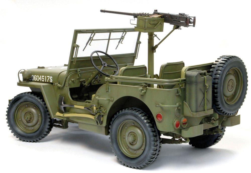 【ドラゴン】DR75052 1/6 WW.II アメリカ軍 1/4トン 4x4トラック w/M2キャリバー50機関銃 小型軍用車 （キット）