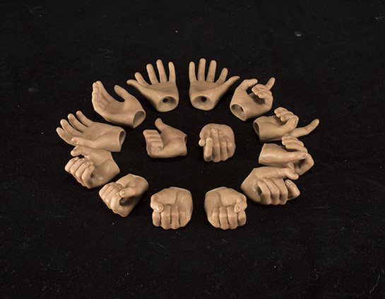 【(NoBrand)】HAND-SET 1/6 Hand Accessories 2.0 1/6スケール男性フィギュア用ハンドパーツセット hk-6154