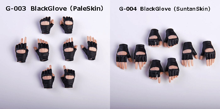 【(NoBrand)】Glucone-001 changeable Glove Hand 1/6スケール 女性フィギュア・ドール用グローブハンドセット hk-6155