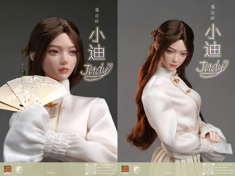 【i8TOYS】I8-C010 A/B/C/D 1/6 制服 ドレス&ドールヘッド 1/6スケール 女性ヘッド&コスチュームセット