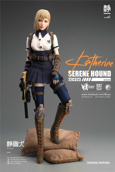 【i8TOYS】1/6 NO.72C323 KATHERINE Serene Hound Troop キャサリン シレーヌ・ハウンド 1/6スケール女性フィギュア