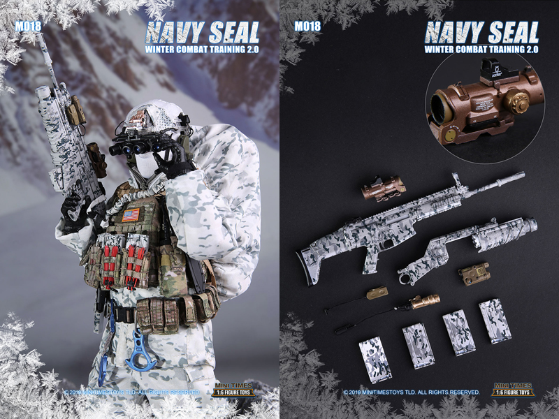 【MiniTimesToys】MT-M018 1/6 Navy Seal Winter Combat Training 2.0 アメリカ海軍 ネイビーシールズ 冬季訓練 1/6スケールフィギュア