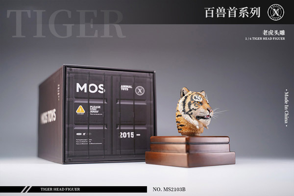 【Mostoys】MS2103B 1/6 Tiger Head 虎 トラ 1/6スケール 動物ヘッド