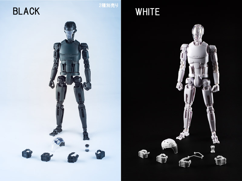 【PEWPEWGUN】1/6 Robotic Nude Body 憑依売 PINYIKE DIY ver BLACK or WHITE ピンヤイク 1/6スケールフィギュア ロボット人間ボディ素体