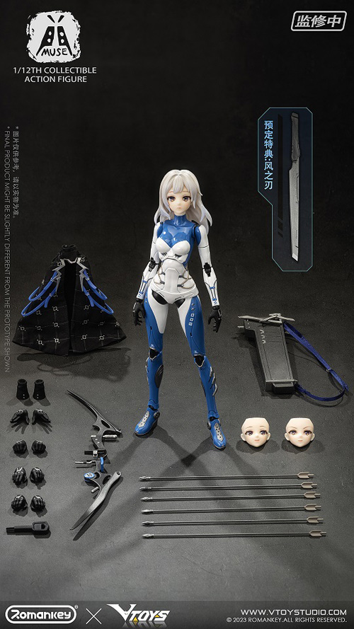 【Romankey X VTOYS】1/12 MUSE ミューズ 1/12スケール 完成品アクションフィギュア