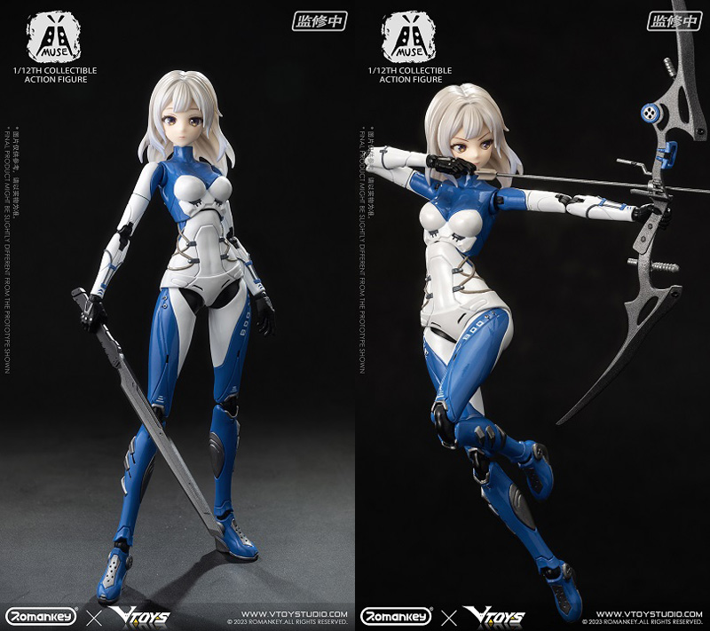 【Romankey X VTOYS】1/12 MUSE ミューズ 1/12スケール 完成品アクションフィギュア