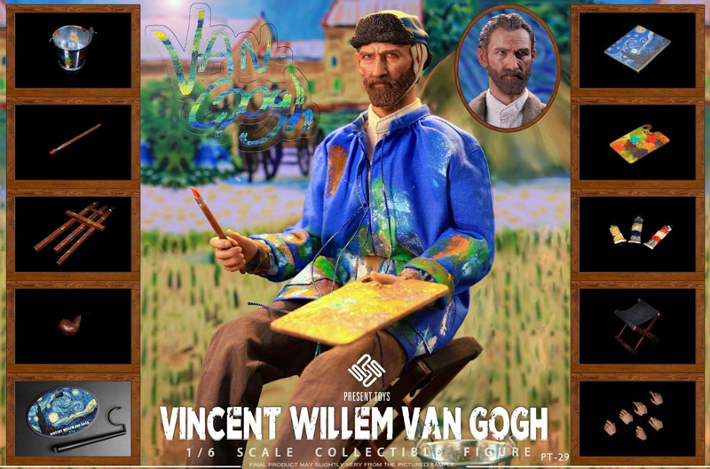 【PRESENT TOYS】PT-SP29 1/6 Vincent Willem van Gogh 1：6 Collectible Figure フィンセント・ファン・ゴッホ
