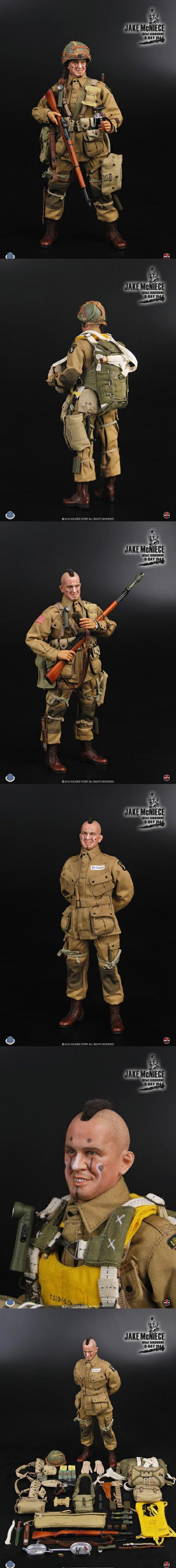 Soldier Story】1/6 WW.II : JAKE McNIECE 101st AIRBORNE D-DAY